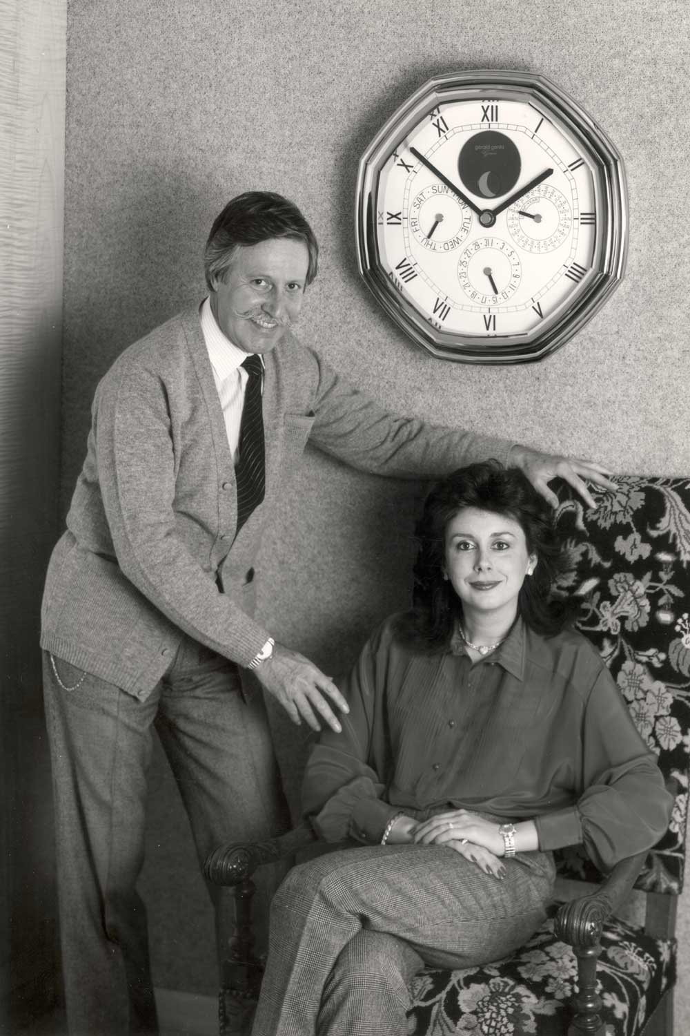 Gerald Genta and his wife Evelyn Genta