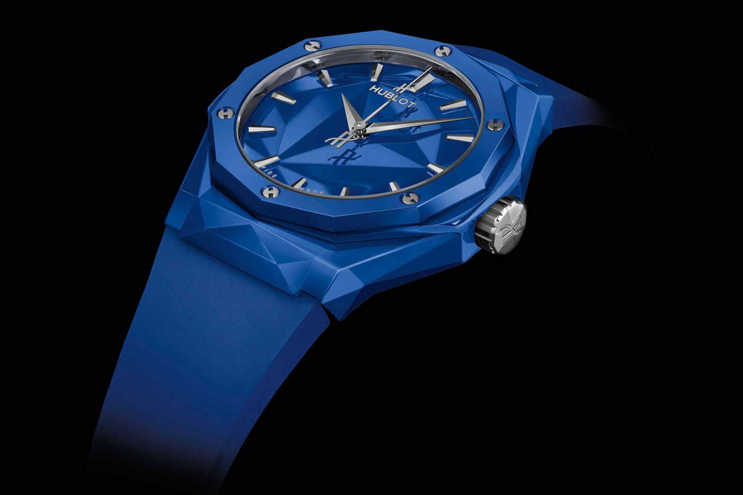 The Hublot Classic Fusion 40mm Orlinski Edition in blue ceramic