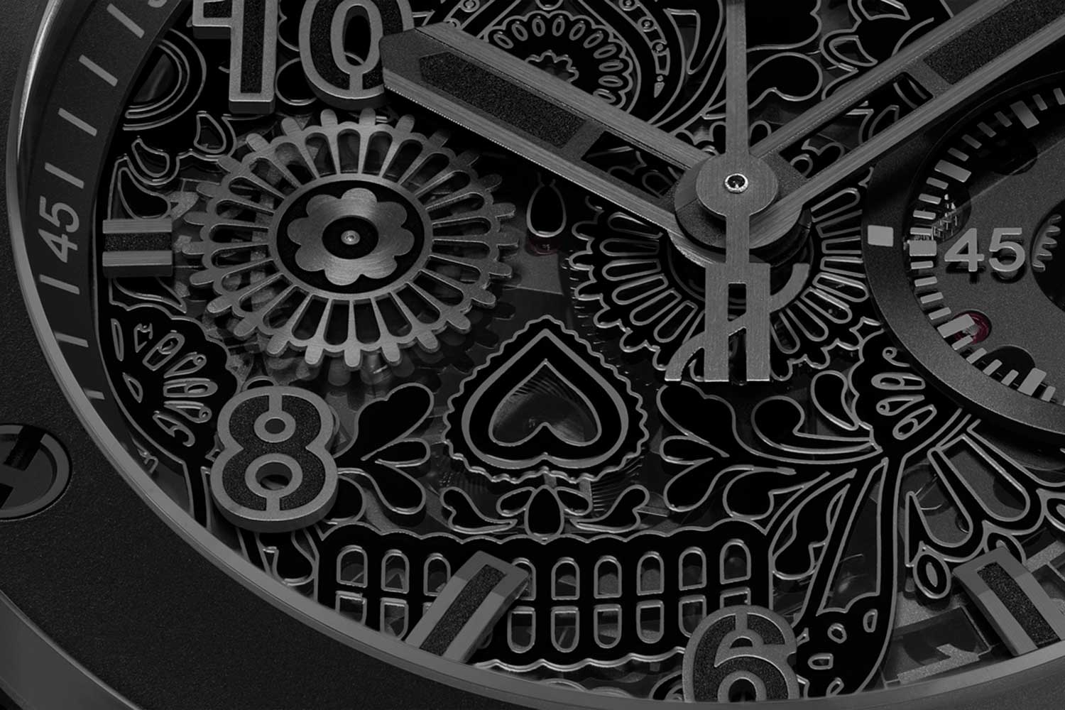 Hublot Big Bang Unico Calavera All Black Limited Edition