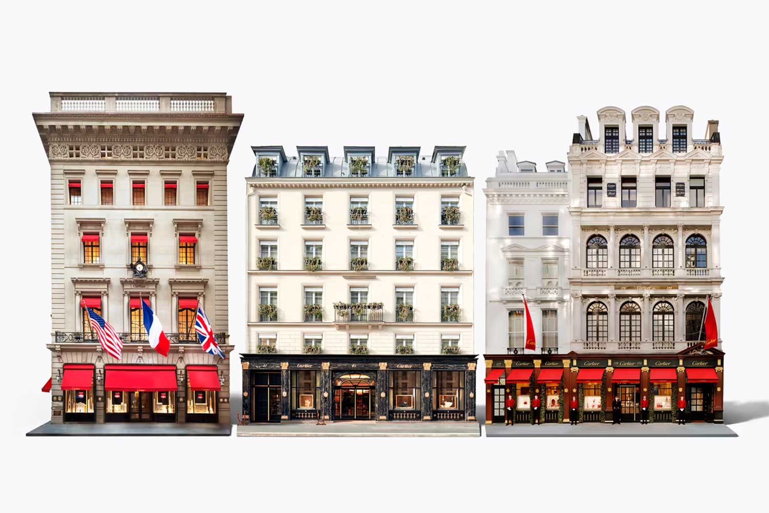 Paris, London, New York. Three founding boutiques. Three legendary locations that saw Cartier open up to the world and lay the foundations for what was to become one of the finest adventures of the century (Image: Cartier)