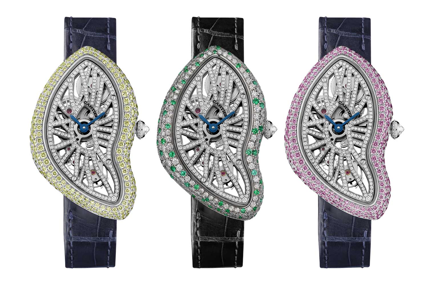 Limited edition platinum Skeleton models with exuberant gem-setting launched in 2019
