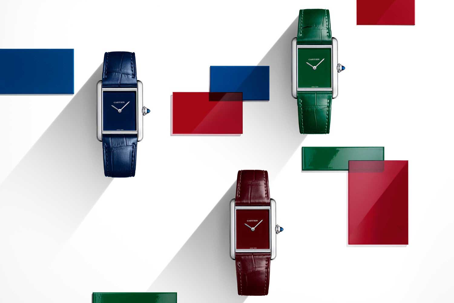 The new Cartier Tank Must is a pioneering watch with a photovoltaic dial and a strap made from recycled apple peels