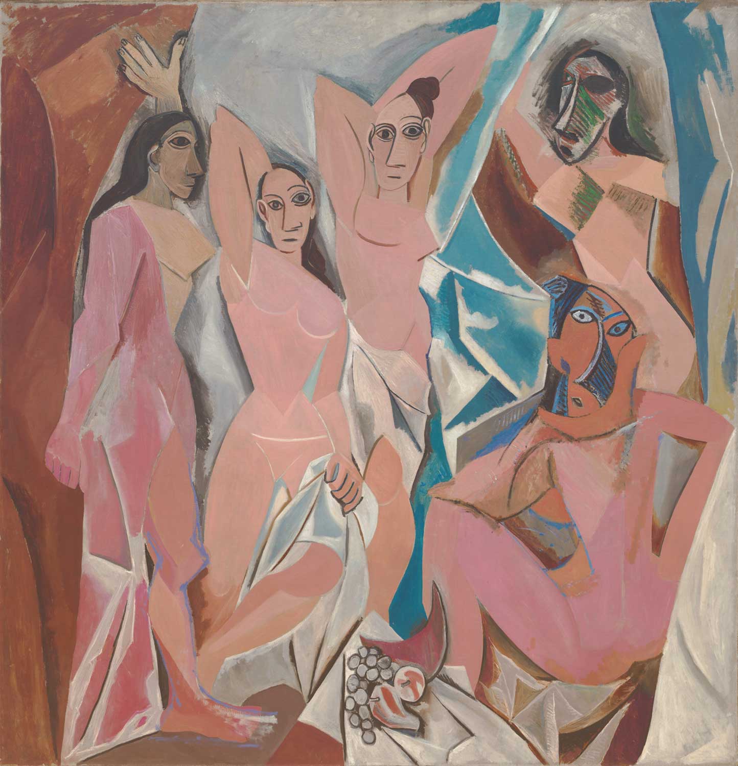 Les Demoiselles d’Avignon by Pablo Picasso, 1907 (Image: MoMA)
