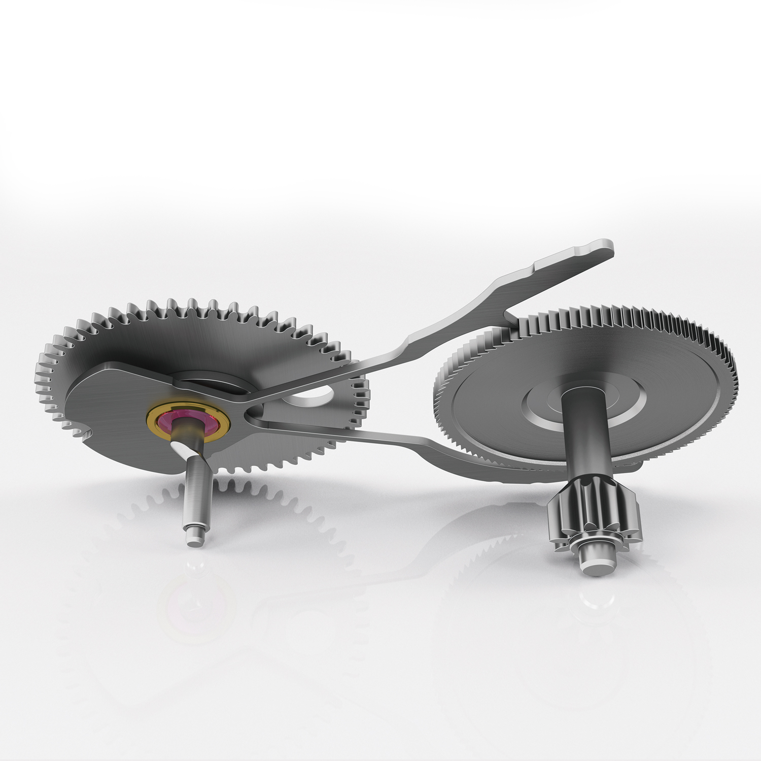 The “Offset Magic Lever” allows a reduction in the movement’s depth with the same high winding efficiency for the 2020 Spring Drive 5 Days Caliber 9RA5 (Image: Grand Seiko)