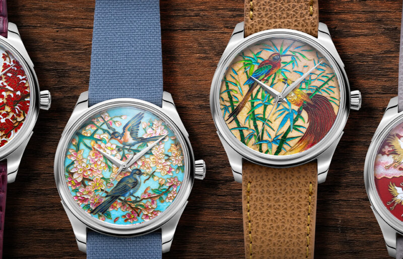 Celadon Cloisonné Enamel Imperial Four Nobles