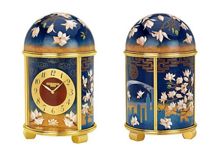 Patek Philippe Dome Clock for Maison Patek Philippe Shanghai ref. 1644M in 2012, credit: Europa Star