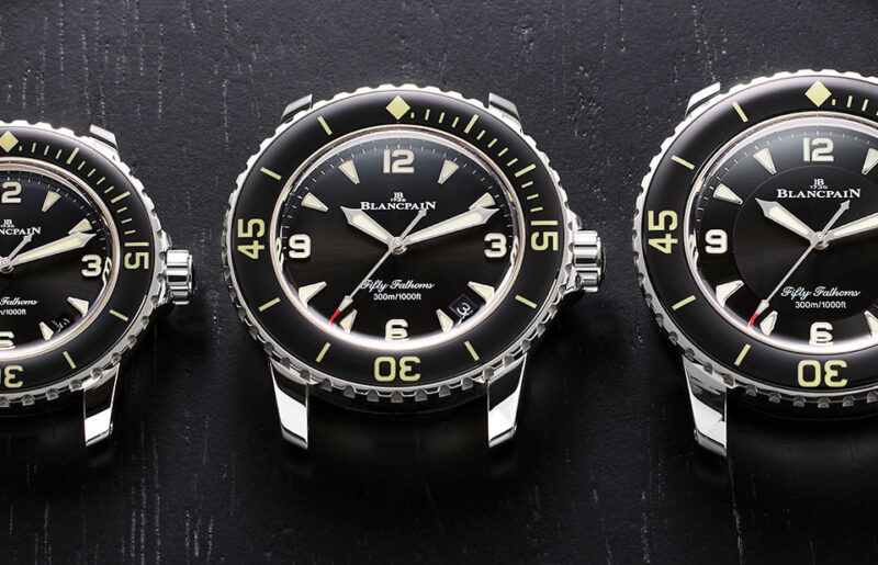 Blancpain Expands The Fifty Fathoms 38mm Lineup In New Metals And Black And Blue Dials
