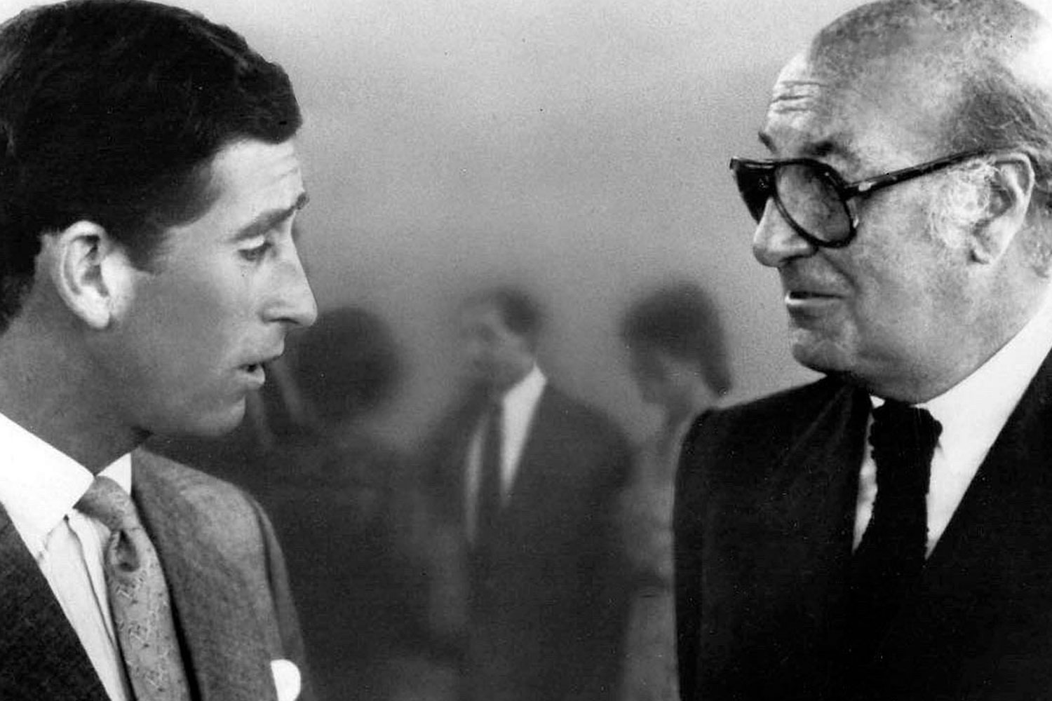 Heiniger (right) is pictured with Prince Charles of Wales (left). (Image: Souham / S3C private collection)